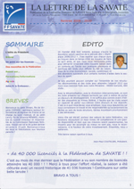 Lettre de la Savate rentre 2009/2010
